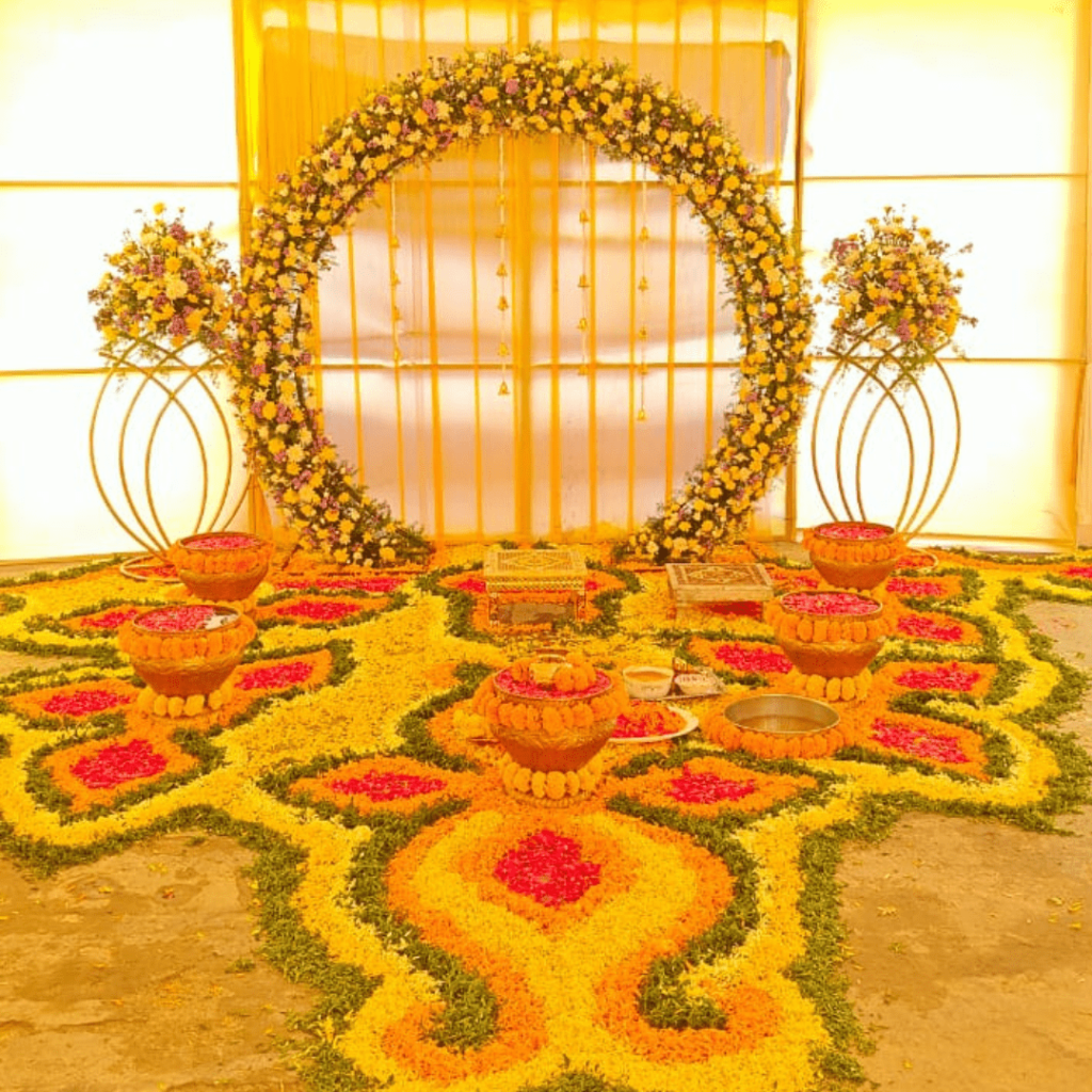 Haldi Setup at Home